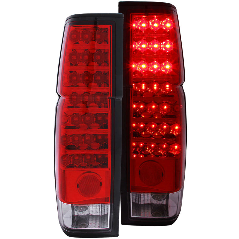 ANZO 311034 1997 fits Nissan 86-19 Hardbody LED Taillights Red/Clear