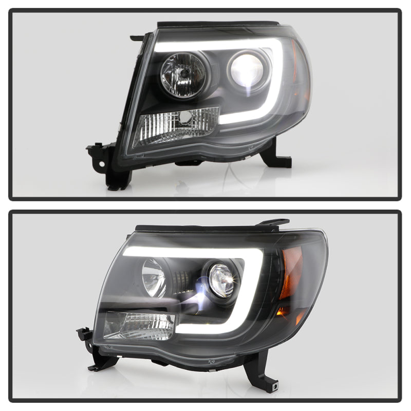 Spyder 5088185 fits Toyota 05-11 Tacoma V2 High-Power LED Headlights - Black PR