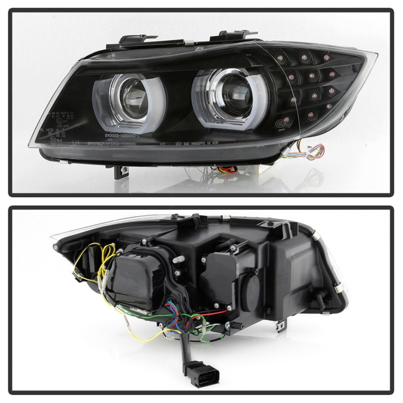Spyder 5086488 fits BMW 09-12 E90 3-Series 4DR Projector Headlights Halogen - L