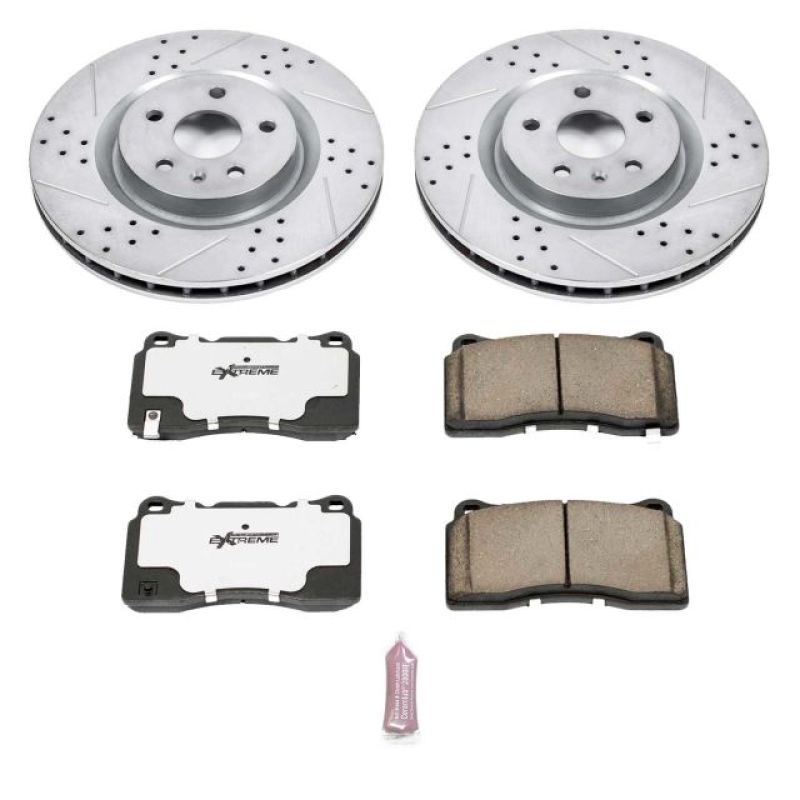 PowerStop K2948-26 12-13 fits Buick Regal Front Z26 Street Warrior Brake Kit