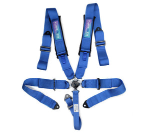 NRG SBH-B6PCBL 5PT 3in. Seat Belt Harness / Cam Lock - Blue