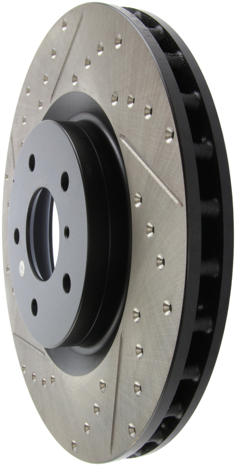 Stoptech 127.42076R Slotted & Drilled Sport Brake Rotor