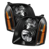 9023200 Xtune fits GMC 07-14 Yukon Denali Crystal Headlights Black HD-JH-GYD07