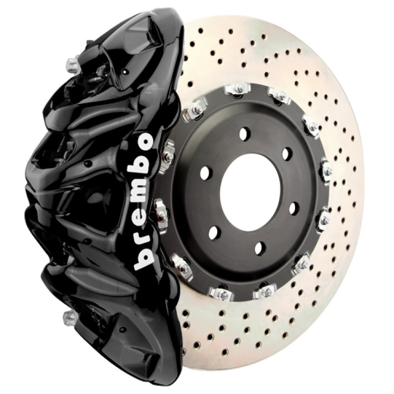 Brembo 1Q1.9638A1 Brembo 25+ fits BMW X3 M50 xDrive (G45) Front GT BBK 8 Piston Cast 412x38 2pc Rotor Drilled - Black