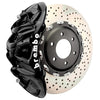 Brembo 1Q1.9638A1 Brembo 25+ fits BMW X3 M50 xDrive (G45) Front GT BBK 8 Piston Cast 412x38 2pc Rotor Drilled - Black