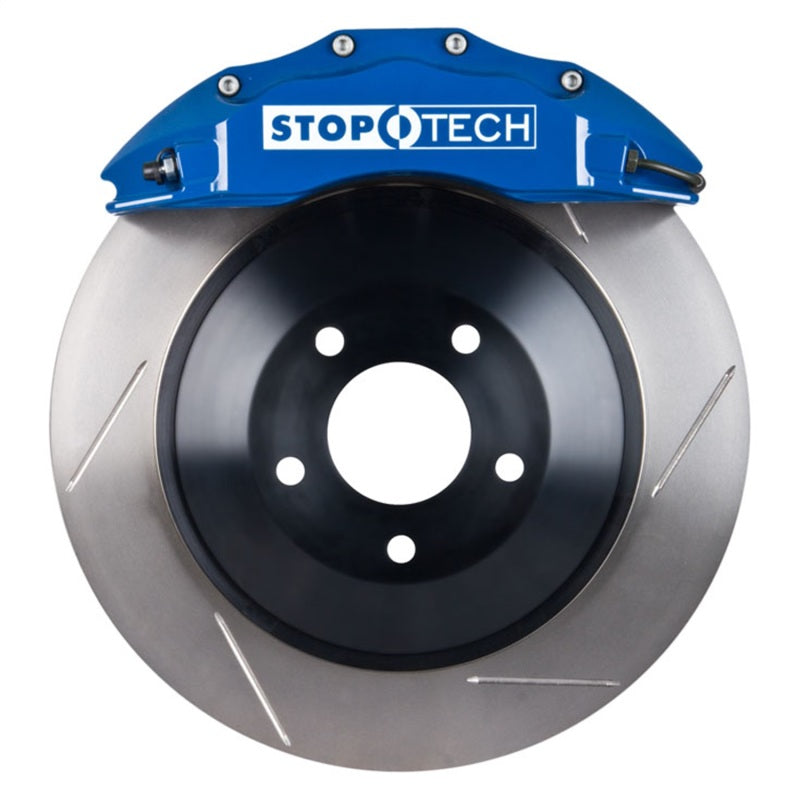 StopTech 82.243.6100.21 fits Chrysler 300C Front Touring 1-Piece BBK w/ Blue ST-60 Calipers Slotted Rotor