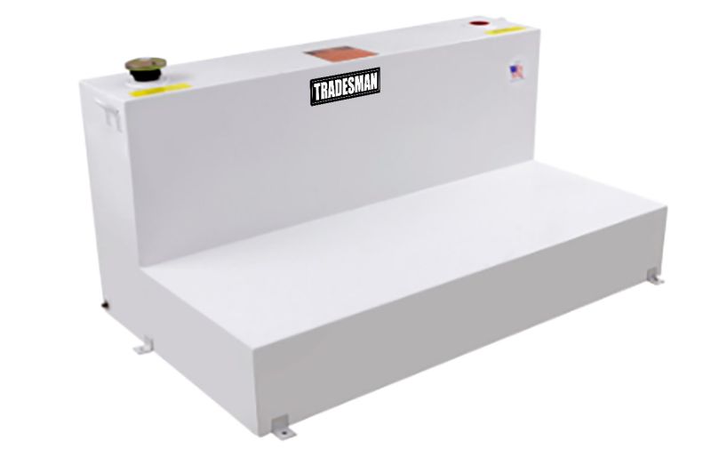 Tradesman 83592T Steel L-Shape Liquid Storage Tank (Full Size) - White