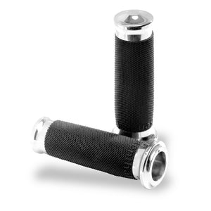 Performance 0063-2020-CH Machine Contour Renthal Wrapped Grips - Chrome