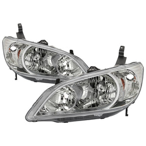 xTune 9042713 04-05 fits Honda Civic (Excl Hatchback/Si) OEM Style Headlights -