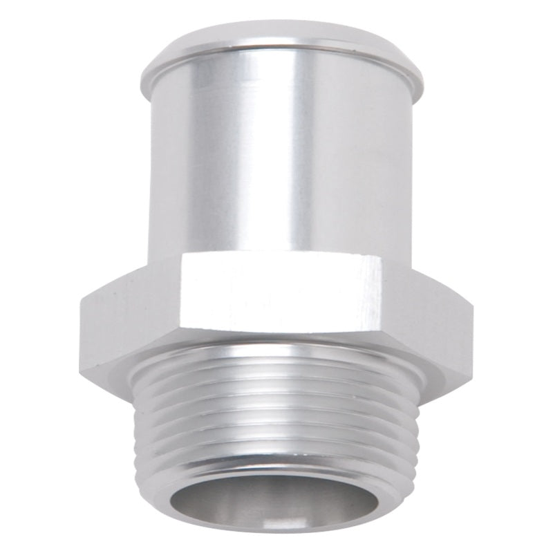 Edelbrock 8188 Hose End Straight 3/8In NPT to 5/8In Barb Clear Anodize
