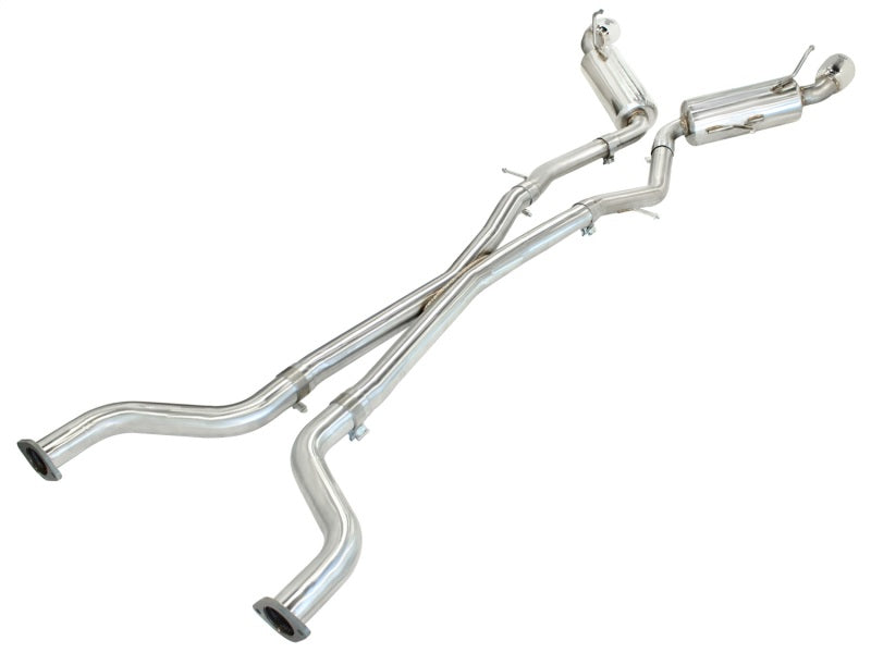 AFE 49-36107  2.5inch SS Exhaust Cat-Back 09-13 fits Nissan 370Z V6 3.7L Polish