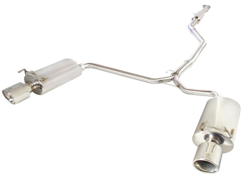 AFE 49-36605  Exhaust 304SS Dual Cat-Back w/ Polished Tips 13-17 fits Honda Acc