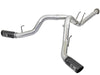 AFE 49-03092-B 4in DPF-Back Alum Steel Exhaust System w/Black Tip 2017 fits For