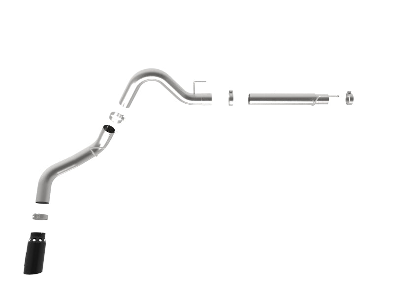 AFE 49-43106-B Bore-HD 4in 409 SS DPF-Back Exh 18-19 fits Ford F-150 V6-3.0L (t