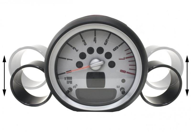 Alta AMP-INR-210 fits Mini Cooper/S/JCW/Clubman Gauge Pod 52-60mm (Single)