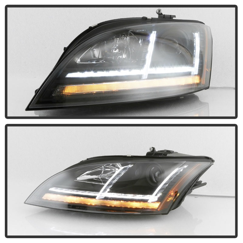 Spyder 5085542 fits Audi 08-15 TT HID Xenon Projector Headlights w/Seq Turn Sig