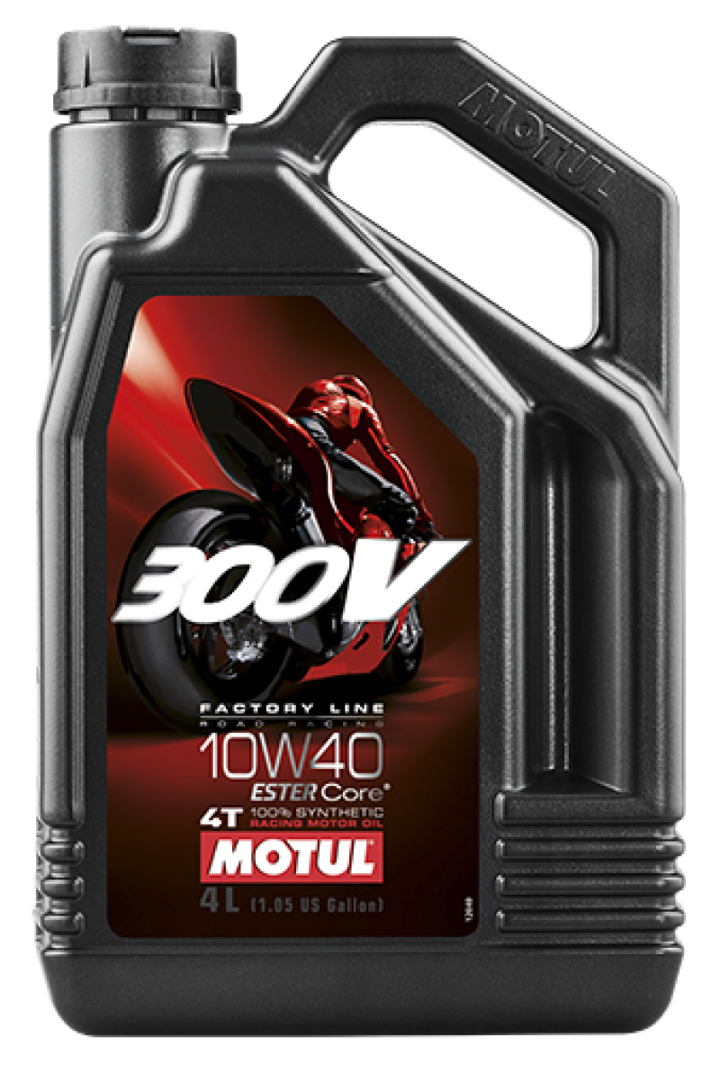 Motul 104121 4L Synthetic-ester 300V Factory Line Road Racing 10W40