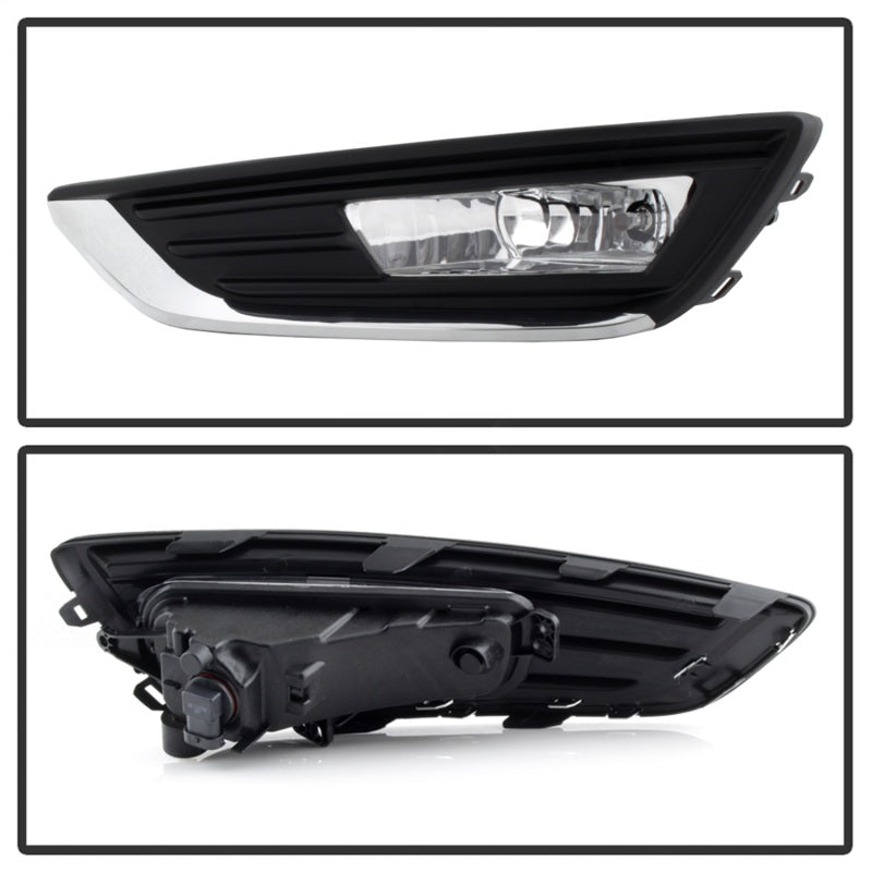 Spyder 5083012 fits Ford 15-20 Focus 2016 OEM Fog Lights W/Switch - Clear FL-FF