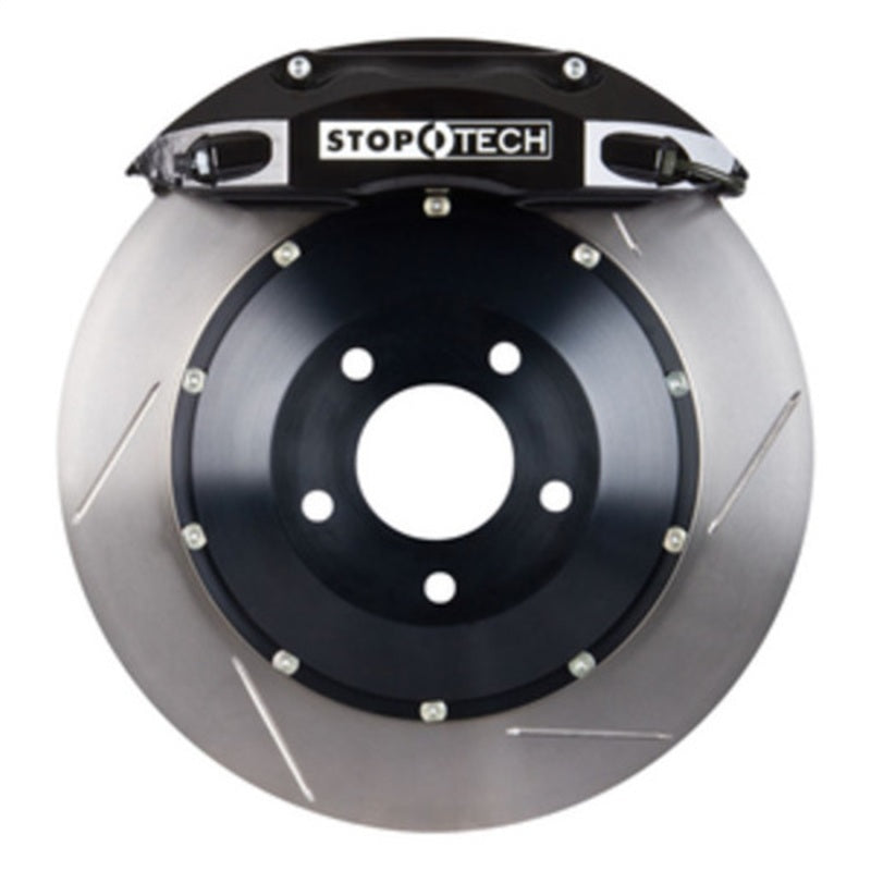 StopTech 83.055.0043.51 fits Acura 91-05 NSX Rear BBK w/Black ST-40 Calipers Slotted 328x28mm Rotors Pads SS Lines