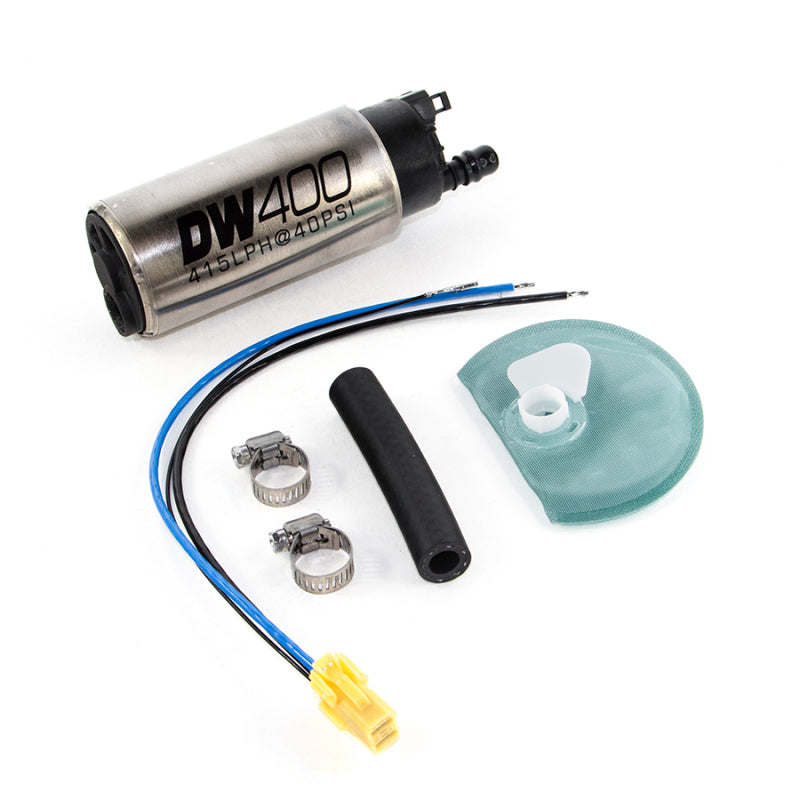 DeatschWerks 9-401-1045 415LPH DW400 In-Tank Fuel Pump w/ 9-1045 Install Kit 05-10 fits Ford Mustang (Except GT500)