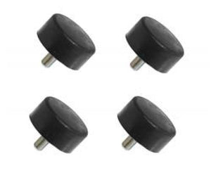 Prothane 18-1301-BL fits Toyota Tacoma Front Bump Stops - Black