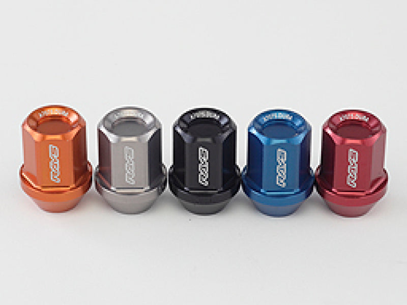 Rays WDURA3212125R Dura-Nut L32 Straight Type 12x1.25 Lug Nut Set 16 Lug 4 Lock Set - Red