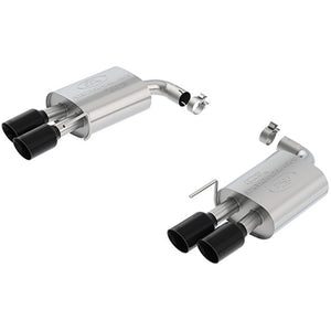 fits Ford Racing M-5230-M8EBA 2018 Mustang GT 5.0L Extreme Muffler Kit - Blk Chrome Tips