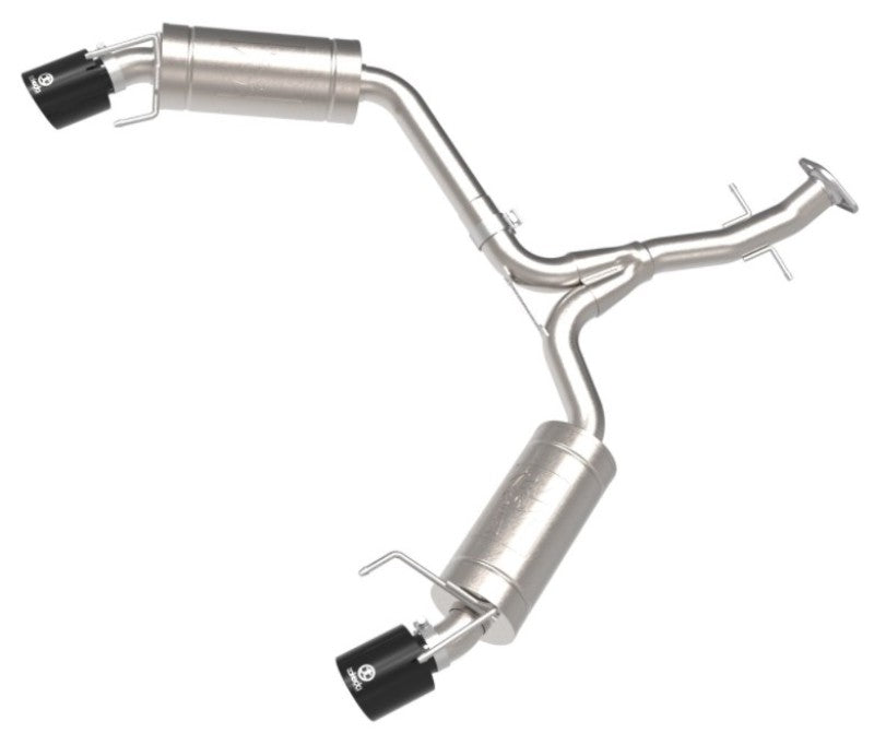 AFE 49-36055-B Takeda 06-13 fits Lexus IS250/IS350 SS Axle-Back Exhaust w/ Blac