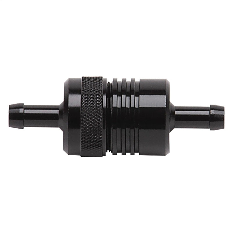 Russell 645090 Performance Black Street Fuel Filter (3in Length 1-1/8in diameter 5/16in inlet/outlet)
