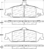 Stoptech 308.0727 Street Brake Pads
