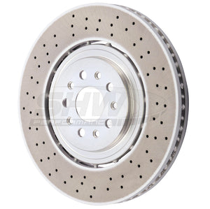 SHW Performance MFX41563 SHW 19-20 Maserati Levante GTS 3.8L w/Brembo Front Cross-Drilled LW Brake Rotor (670037769)