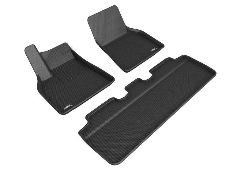 3D MAXpider 2020 fits Tesla 20-20 Model Y Kagu 1st Row Floormat - Black