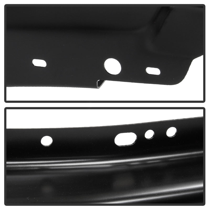 Spyder 9948466 fits Ford 09-14 F150 w/o Fog Light Hole Front Bumper - Black (OE