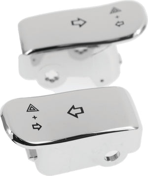 Bikers Choice 483314 96-13 Big Twin & XL Chrome Turn Signal Extensions Pr
