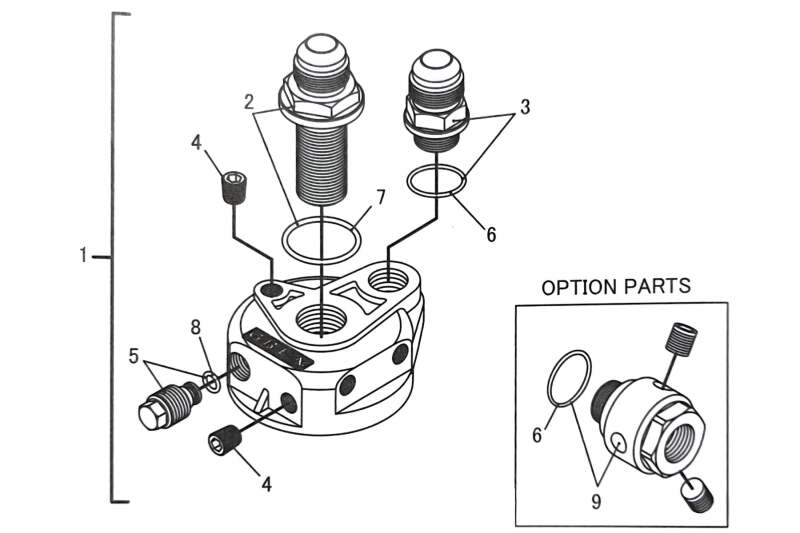 GReddy 12401139 Type G Oil Block Assembly .75x16 AN10