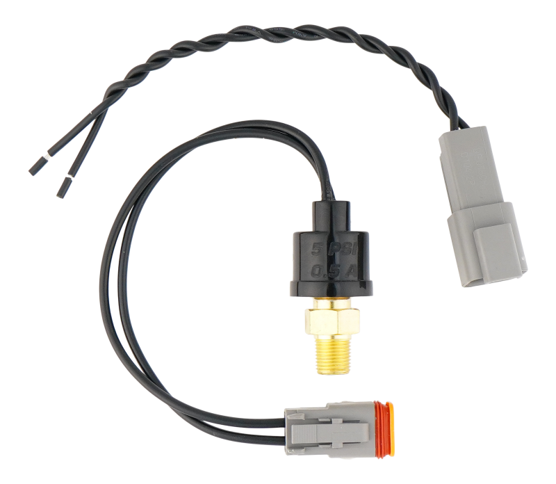 DeatschWerks 4-HOBBS-5 1/8th NPT 5psi Hobbs Switch with Pigtail