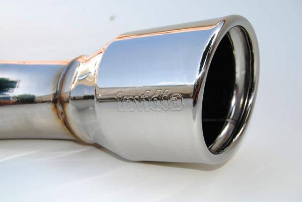 Invidia HS08SW5GT3 08+ WRX Hatch Q300 Single Rolled SS Cat-back Exhaust