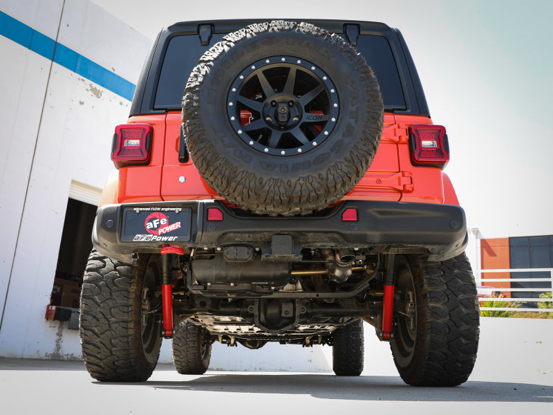 AFE 49-38091 fits Jeep Wrangler (JL) Large Bore-HD 3 IN 304 Stainless Steel DPF