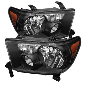 SPYDER 5077127 xTune fits Toyota Tundra/Toyota Sequoia OEM Style Headlight Black