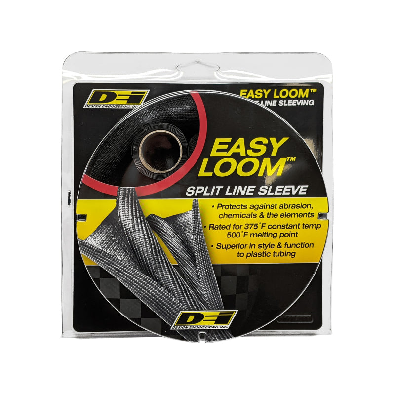 DEI  10655 Split Wire Sleeve Easy Loom 19mm-3/4in x 10 Black