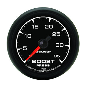 AutoMeter 5904 Autometer ES 52mm 35 PSI Mechanical Boost Gauge