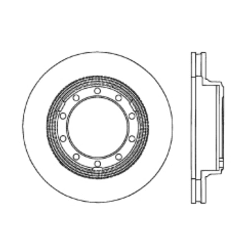 Stoptech 120.83014CRY 07-09 / 11-18 Ford F-53 Premium Front CryoStop Brake Rotor