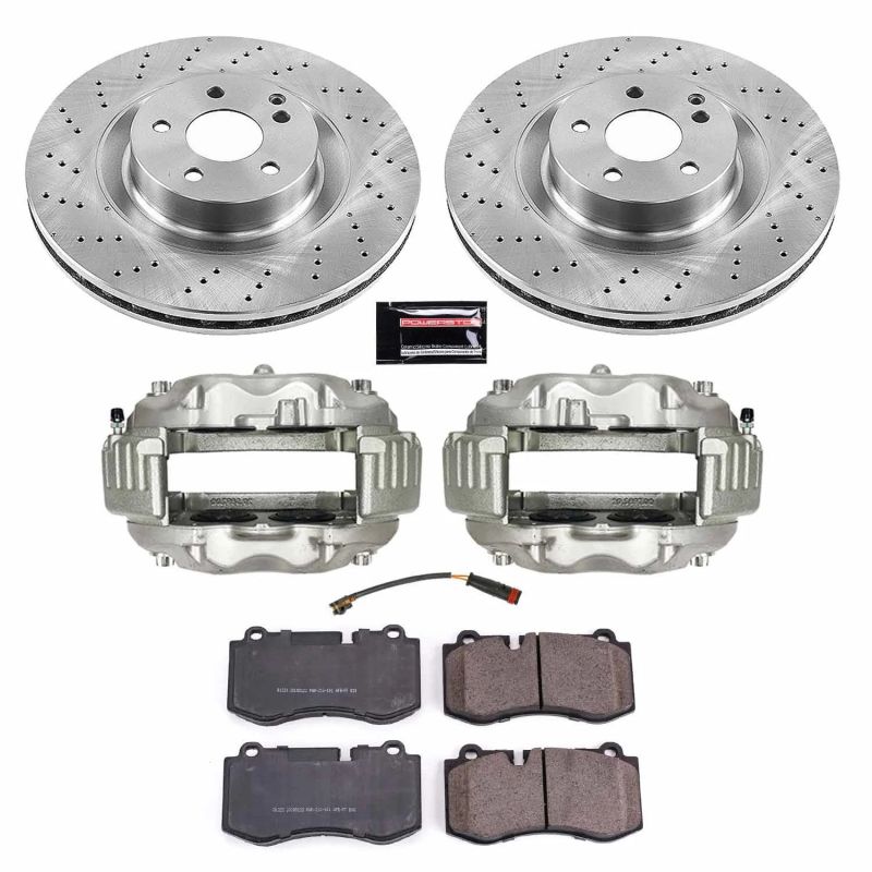 Power Stop KCOE6755 09 fits Mercedes-Benz SL550 Front Autospecialty Kit w/Cals