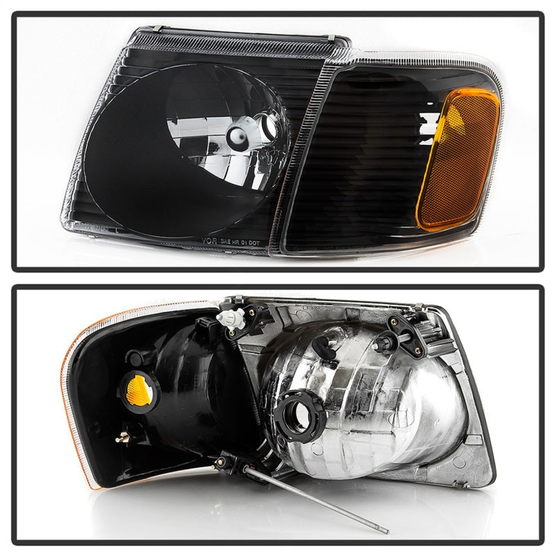 xTune 9042614 01-03 fits Ford Explorer Sport 4pc OEM Style Headlights w/Corner