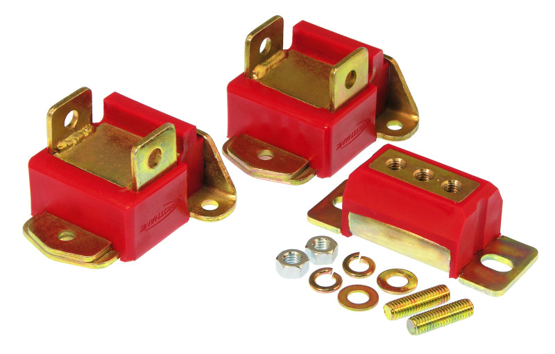 Prothane 913 fits GM Motor & Trans Mount Kit - Red