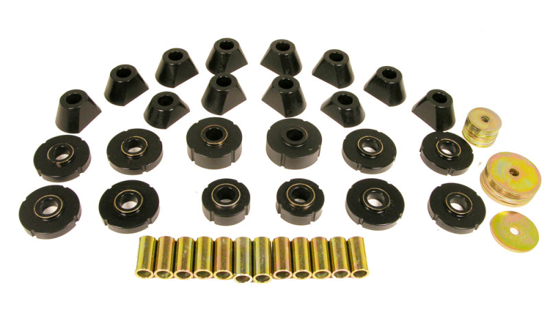 Prothane 7-105-BL fits Chevy 67-72 K10 Blazer Body Mount Kit - Black