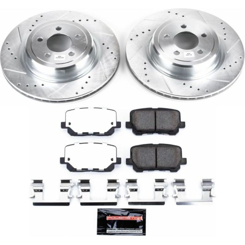 PowerStop K7052-26 14-19 fits Dodge Charger Rear Z26 Street Warrior Brake Kit