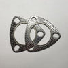 Ticon 120-05730-0002 Industries 2.25in 3-Bolt MLS Gasket - 2pk