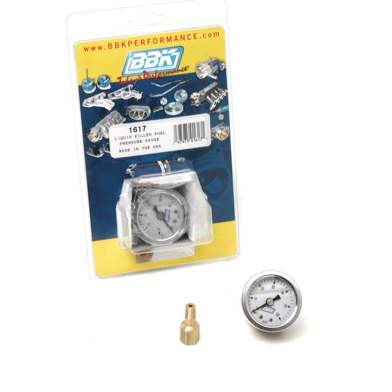 BBK  1617 Liquid Filled EFI Fuel Pressure Gauge 0-60 PSI
