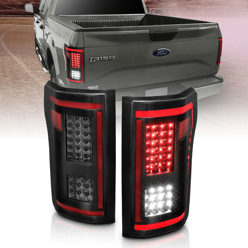 ANZO 311294 fits Ford 15-17 F-150 LED Taillights - Smoke